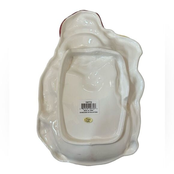 New in the box Ceramic Snowman Candy Tray. 11" Christmas/holiday - Picture 2 of 3